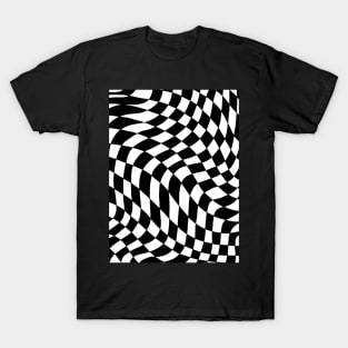 Warped Checkerboard T-Shirt